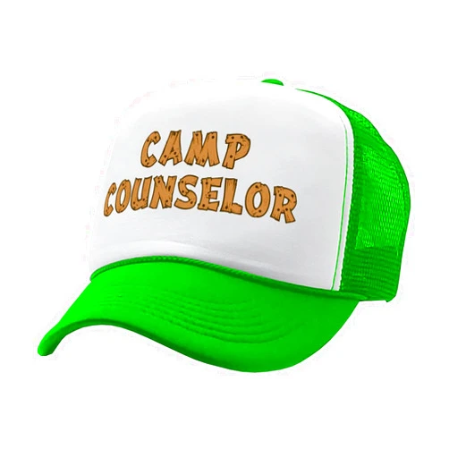 The Goozler - Camp Counselor - Nature Wilderness Guide Tourist - Vintage Retro Style Trucker Cap Hat