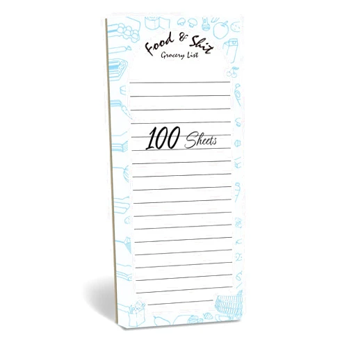 Hebayy 100 Sheets Grocery List, Magnet Notepad Food&Shit Funny Shopping List Magnetic Tear Off Memo Note To Do List Planner for Refrigerator (3