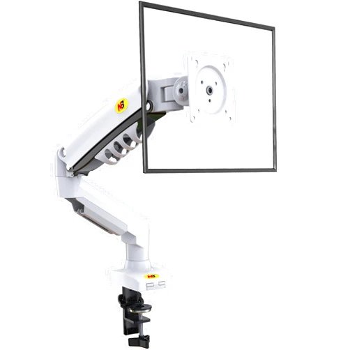 NB North Bayou Monitor Desk Mount Stand Full Motion Swivel Monitor Arm with Gas Spring for 17-30''Monitors(Within 4.4lbs to 19.8lbs) Computer Monitor Stand F80-W
