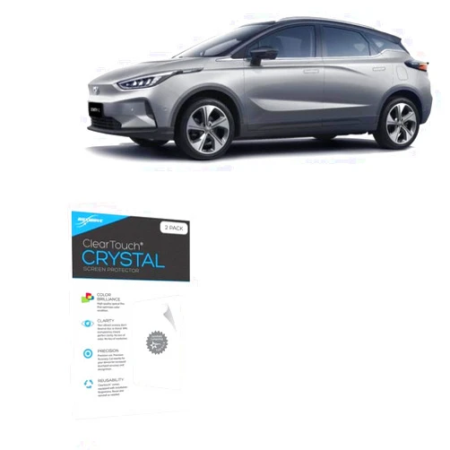 BoxWave Screen Protector Compatible With Geely 2023 Geometry C Display (12.3 in) - ClearTouch Crystal (2-Pack), HD Film Skin - Shields From Scratches