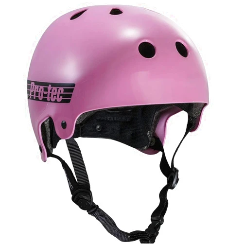 Pro-Tec Old School Skate Helmet Glossy Pink/Small