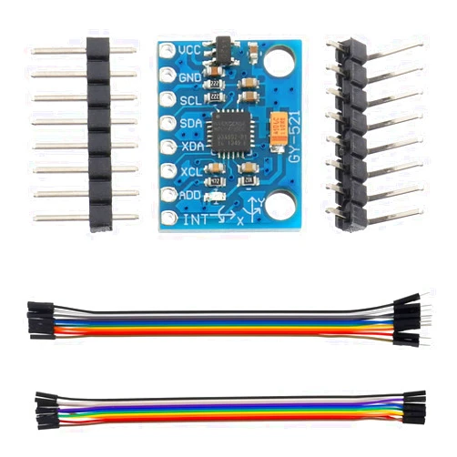 EPLZON 1pcs MPU-6050 GY-521 MPU6050 3 Axis Accelerometer Module 6 DOF Gyroscope Sensor Module 16 Bit AD Converter Data Output IIC I2C for Arduino