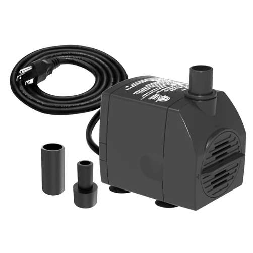 Knifel Submersible Pump 200GPH Ultra Quiet with Dry Burning Protection 5.2ft High Lift for Fountains, Hydroponics, Ponds, Aquariums & More…
