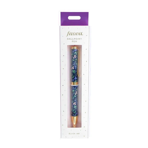 Filofax Ballpoint Pen, Garden Collection, 1 MM, Black Ink (R132746)