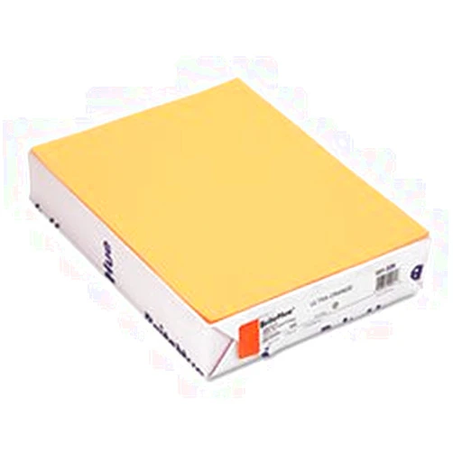 Mohawk Home Mohawk 101329 BriteHue Multipurpose Colored Paper, 20lb, 8 1/2 x 11, Ultra Orange, 500 Sheets