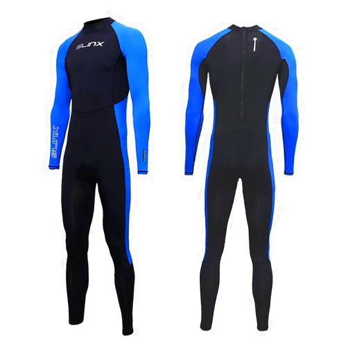 Skyone Full Body Dive Wetsuit Sports Skins Rash Guard for Men Women, UV Protection Long Sleeve One Piece Swimwear for Snorkeling Surfing Scuba Diving Swimming Kayaking Sailing Canoeing