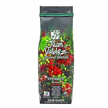Juan Valdez Coffee Organic Gourmet Medium Roast Whole Bean Colombian Coffee 17.6 oz