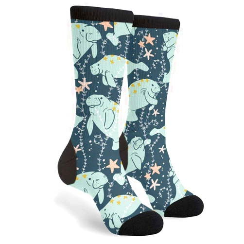 YISHOW Funny Novelty Crazy Crew Men's Women's Casual Dress Socks