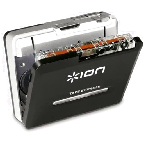 ION Tape Express Plus | Cassette Player and Tape-to-Digital Converter with USB & 1/8