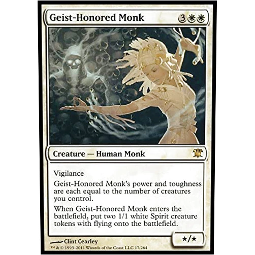 Magic: The Gathering Singles MTG Magic: The Gathering - Geist-Honored Monk (17) Innistrad ISD