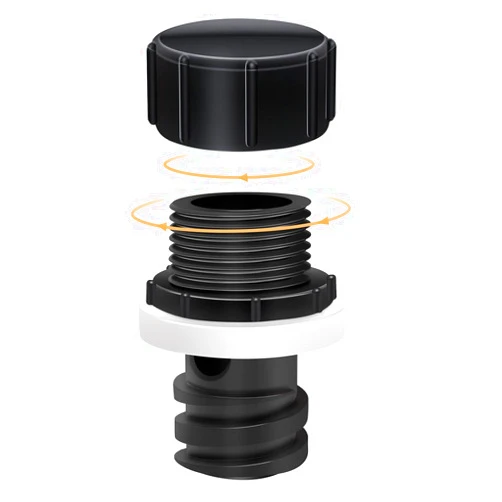 Poweka Cooler Drain Plug Hose Connection Compatible with Yeti Cooler,Cooler Drain Plug Replacement for Yeti's Line of Roadie, Tundra, and Tank Coolers,Coolers Leak-Proof Accessories