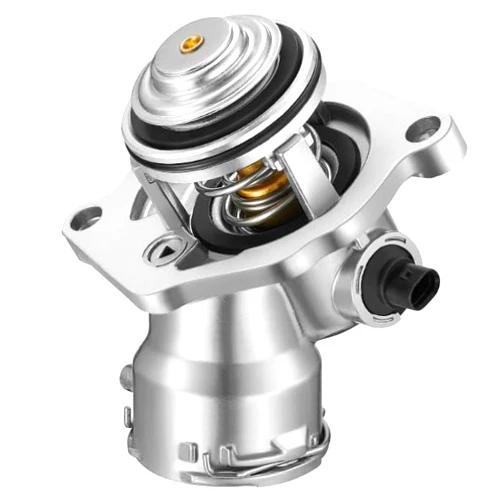 AngyMeck Engine Coolant Thermostat Housing Assembly with Sensor for 2005-2011 Mercedes C230 C280 C300 C350 E350 ML350 GLK350 ML450 SLK280 902-5912