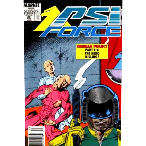Marvel Psi-Force #29 (Newsstand) FN ; Marvel comic book | New Universe