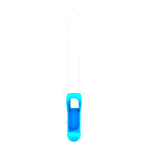 Crounuas Skyward Sword Joycons LED Game Sword Protective Hard Case Compatible Somatosensory Grip Sword Game Console Screen DustProof Case Game Accessories Blue