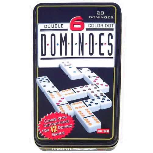 Puremco Double 6 Professional Black Dot Domino Set