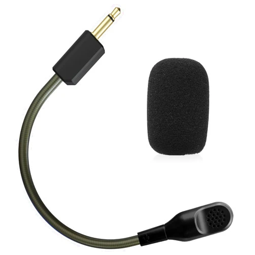 Toxaoii Blackshark V2 Replacement Microphone for Razer BlackShark V2, V2 Pro, V2 SE Wireless Gaming Headset Detachable 3.5mm Game Boom Noise Cancelling for PS4 Pro PS5 Xbox One X PC Gaming Headsets with Foam