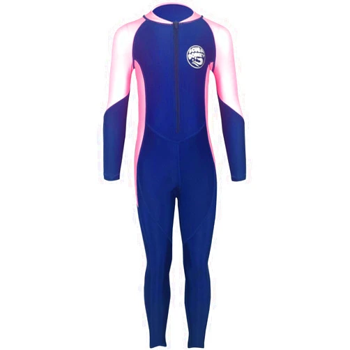 JELEUON Youth Girls Boys One Piece Water Sports Sun Protection Rash Guard UPF 50+ Long Sleeves Full Suit Swimsuit Wetsuit
