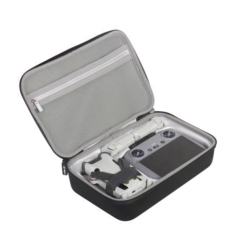 JSVER Carrying Case for DJI Mini 4 Pro EVA Hard Shell Protective Case for DJI Mini 4 Pro/Mini 3/Mini 3 Pro Travel Bag for Mini 4 Pro Fly More Combo Accessories Drone Case (DJI RC-2/RC-N2 Controller)