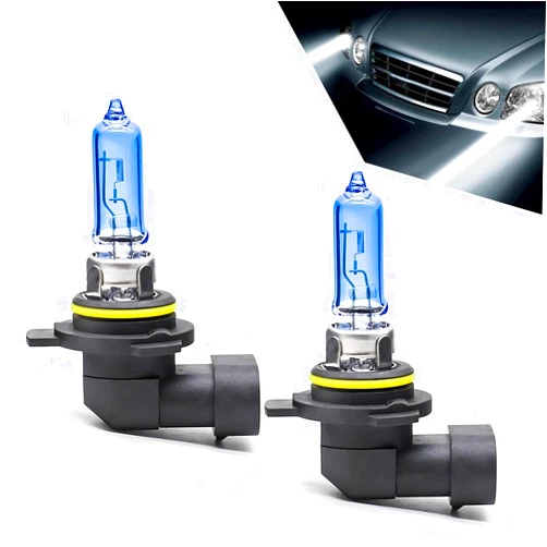 Dawfall Pack-2 Car 9012 Halogen Bulb, 12V 55W Stable Shock-resistant Filament High and Low Beam, UV Protection Quartz Glass Lamp Housing, Universal Plug-and-play Bulb Replacement for Cars (White)