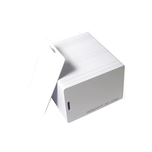 Getmorv 100 PCS 125KHz RFID Proximity ID Cards with Slot Hole Punch Key Token Tag Card for Entry Access Control System for Electronic Door Cabinet Lock EM4100 TK4100, Read Only