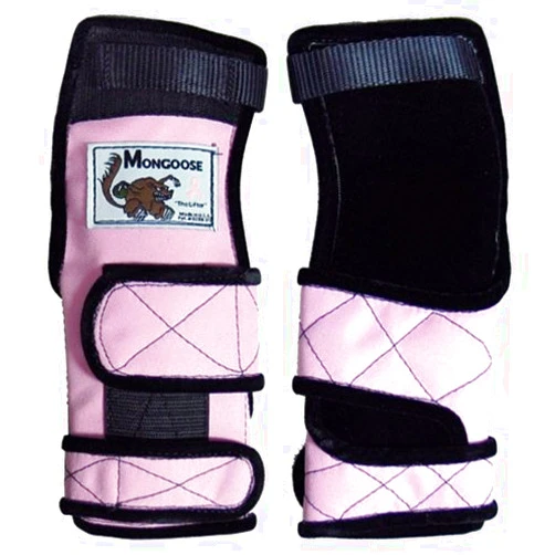Bowlerstore Products Mongoose Lifter Pink Wrist Support- Left Hand