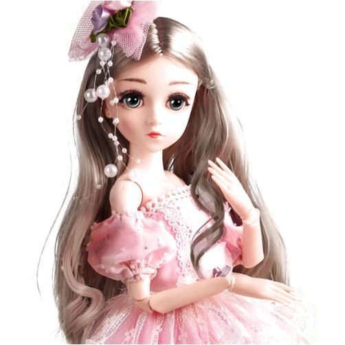 UCanaan BJD Dolls 1/4 SD Smart Doll 18 Inch 18 Ball Jointed Doll DIY Toys with Full Set Clothes Shoes Wig Makeup, Best Gitfs for Girls Christmas Birthday