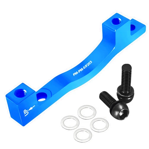 BUCKLOS PM/is Front Rear 180/203mm Disc Brake Caliper Mount Adapter Gear Parts Accessories, CNC Machined Aluminum Alloy Rotor Adapter with Bolts