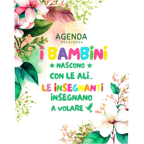 LeDouze Collezioni AGENDA 2023 2024: Regalo Maestra fine Anno insegnante Elementare Asilo Infanzia , Originale, pratica, utilissima e d'effetto (Italian Edition)