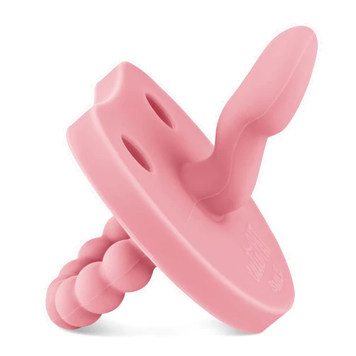 Ryan & Rose Cutie PAT Smile - Orthodontic Pro Pacifier and Teether (Rose)