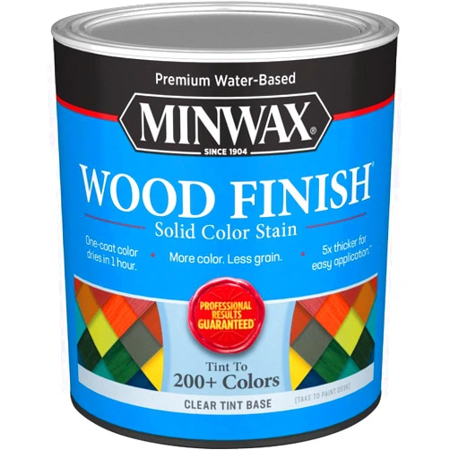 Minwax qt Minwax 11731 Clear Tint Base Wood Finish Water‐Based Solid Color Stain