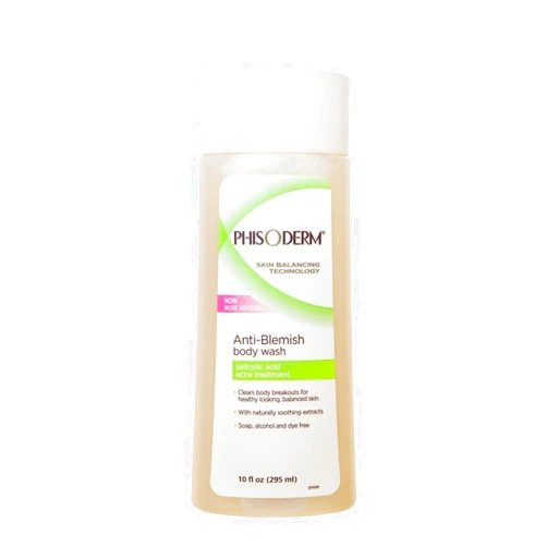 pHisoderm Anti Blemish Body Wash 10oz. Pack of 3