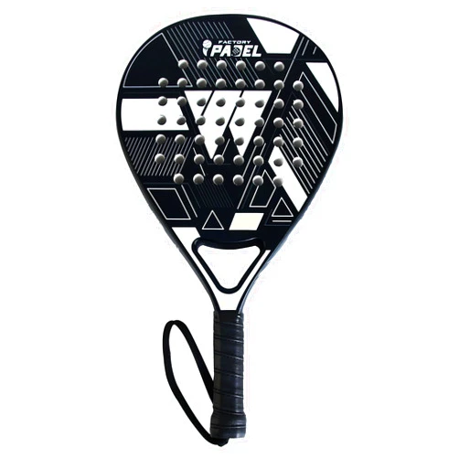 Generic Raqueta de Padel Profesional Padel Diamond Teardrop 100% Carbon Fiber Tennis Racket + EVA Foam Core Lightweight Paddle