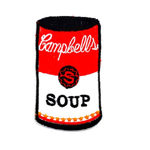M I GENIUS CARTOON CHILD PATCHES Campbell's Soup Can Tomato Vegetarian Vegetable Cartoon Children Kid Patch Clothes Bag T-Shirt Jeans Biker Badge Applique Iron on/Sew On Patch