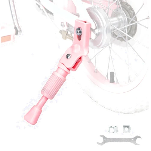 FOMAS Kids Bike Kickstand for 14/16/20 inch Bicycle Adjustable Center Mount Stand Steel