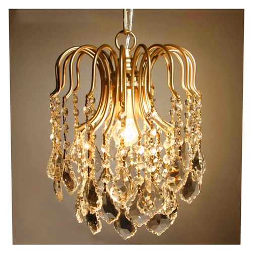 ShEraf Marmenkina European-Style Luxury Crystal Bedroom Villa Living Room Dining Hallway Pendant Light E27 AC110-240V,Modern Decor