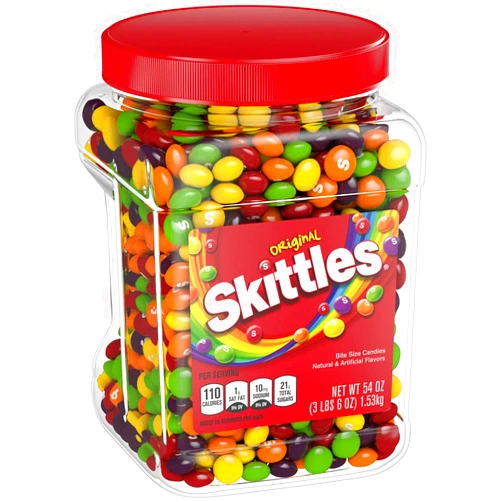 Skittles Original Fruity Candy Jar, Tamarind, 54 Ounce
