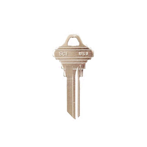 Kaba-ilco Kaba Ilco Key Blank, Commercial/Residential, Solid Brass, 1145, PK 50 SC1-NP - 1 Each
