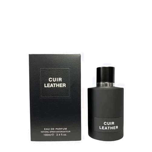 Fragrance World – Cuir Leather Edp 100ml Unisex perfume | Aromatic Signature Note Perfumes For Men & Women Exclusive I Luxury Niche Perfume Made in UAE