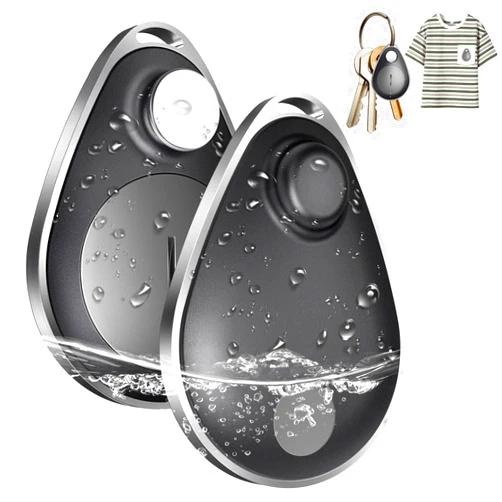 JUCONU GPS Tracker for Kids Hidden 2PCS,Key Finder Tracker Waterproof Bluetooth Tracker with pin,Works with Apple Find My,Privacy Protection,Lost Mode,Suitable for Children, Elderly, Pets, Backpack,Luggage