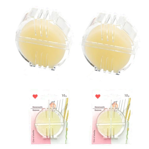 ZLY 2PCS Thread Wax Thread Beeswax Conditioner for Sewing Thread Beeswax Thread Conditioner for Hand Quilting Sewing Strengthening Line Embroidery Wax for Thread