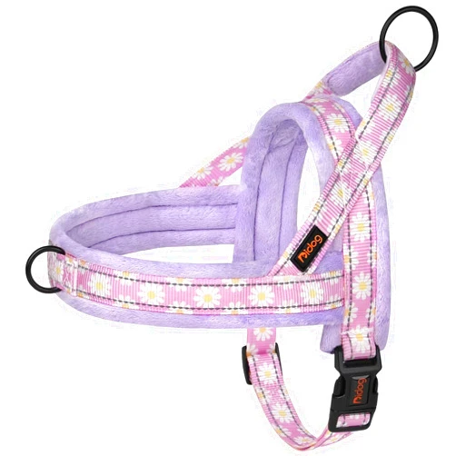 Didog No Pull Dog Harness with Soft Padded, Easy Walk Dog Harness with Quick Release Buckle, Adjustable & Reflective Pet Harness with Soft Padded for Small Medium Dogs (S:Chest 19-22