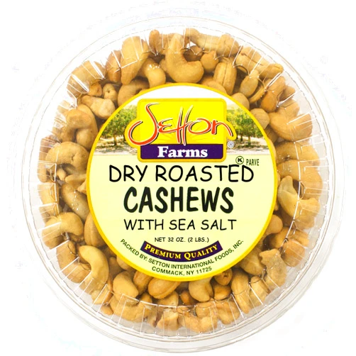 Setton Farms Cashews Dry Roasted With Sea Salt 32 Oz. (2 Lbs) Kosher