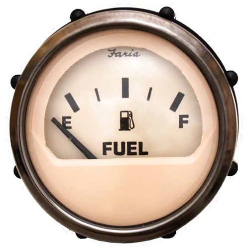 Generic Faria Boat Fuel Level Gauge GP2096A | Euro Beige 2 Inch