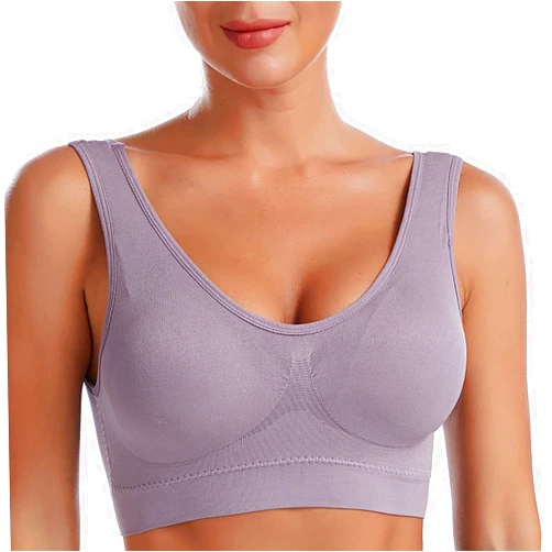 ADJHDFH Women's Seamless MID Impact Keyhole Sport Bra with Removable Pads Workout Clothes for Women