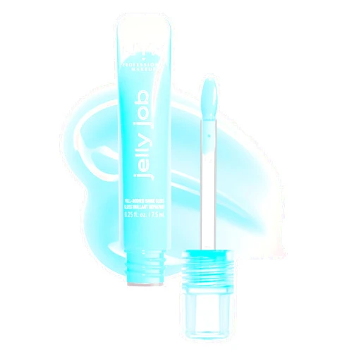 NYX PROFESSIONAL MAKEUP Jelly Job Lip Gloss, Lip Tint Gloss with Full-Bodied, Smoothing, and Hyper-Glossy Shine - Jelly Frost (Icy Blue)