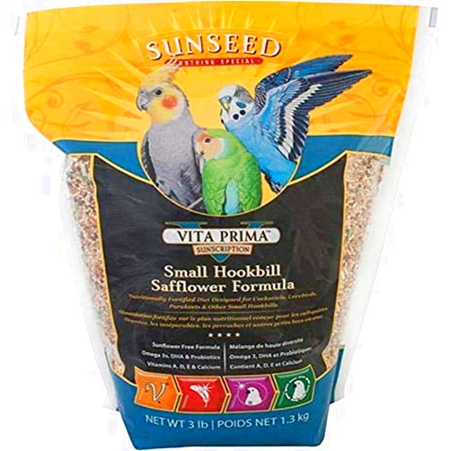 SUNSEED COMPANY 079437 Vita Small Hookbill Formula, 48 Ounce