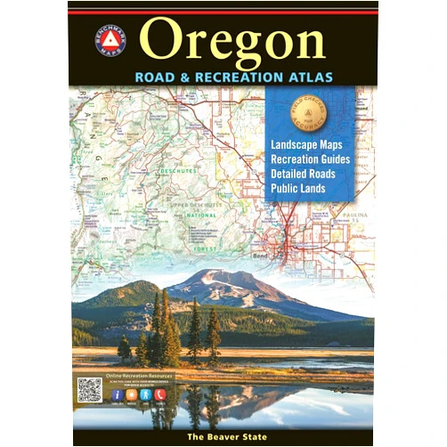 By Benchmark Maps (Author, Editor, Illustrator) Oregon Road and Recreation Atlas - 11th Edition, 2024 (Benchmark)