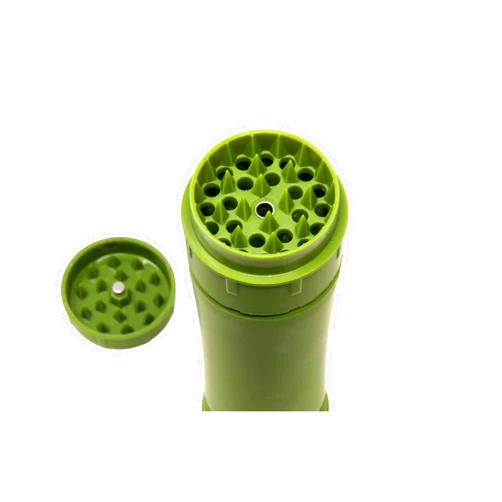Grindarolla Cone Loading Grinder | Matte Green | Pack your Pre-Rolled Cones and Grind your contents for a Quick, Convenient, Durable, Simple Experience