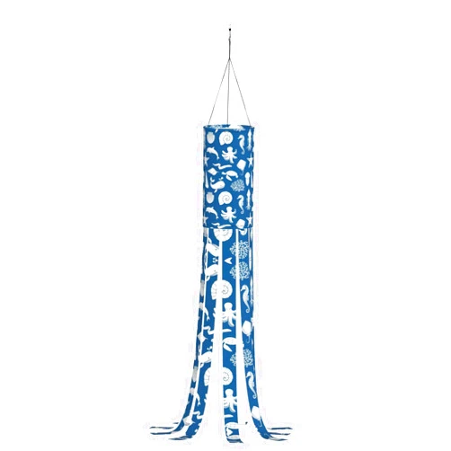 SamLng Underwater Marine Life Halloween Windsock Outdoor Hanging Decorations - Wind Socks with 9 Tails â€“ Patio, Garden, Yard, Holiday Decor