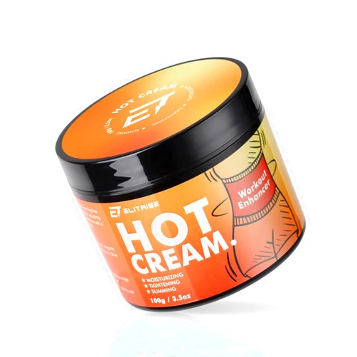 Elitribe Hot Cream Sweat Workout Enhancer Gel - Fat Burning, Cellulite & Firming Body Lotion for All Skin Types - 3.5 oz